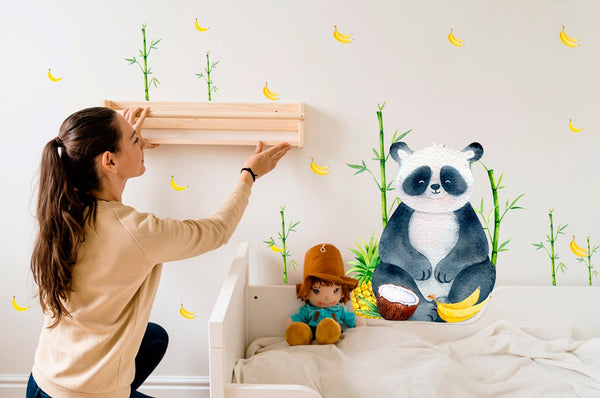 Panda wall sticker for kids room