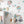 Rainbow hot air balloon wall stickers
