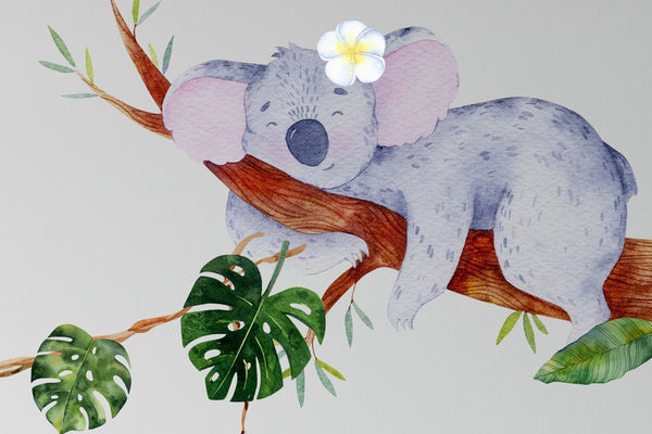 Jungle animals wall decals