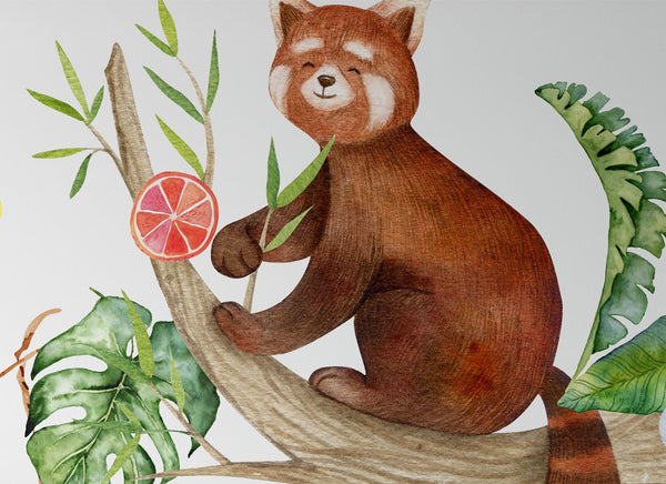 Jungle animals wall decals for nursery