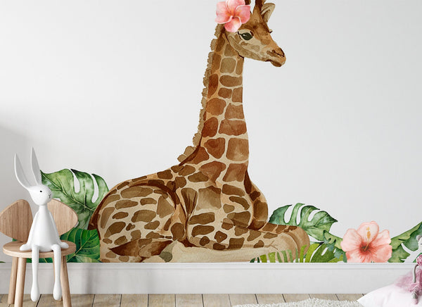 Jungle animals wall decals for nursery