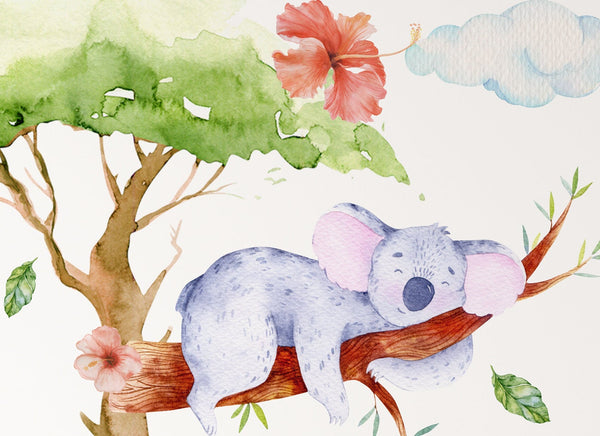 Jungle animals kids wall sticker