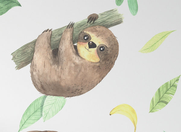 Sloth wall sticker decoration