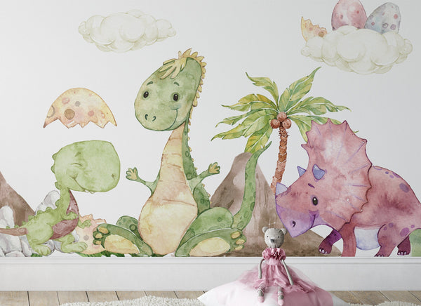 Dinosaur wall sticker for nursery