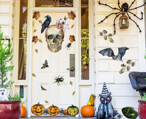 Vintage Halloween Decorations - Diy Halloween Decor - Halloween Wall Decals - Halloween Decorations Outdoor -  Halloween Front Door Decor