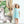 Boho llama wall sticker - growth chart